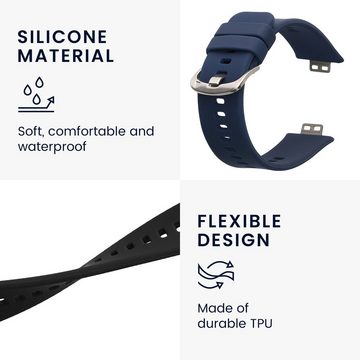 kwmobile Uhrenarmband 2x Sportarmband für Huawei Watch FIT Special Edition (B39), Armband TPU Silikon Set Fitnesstracker