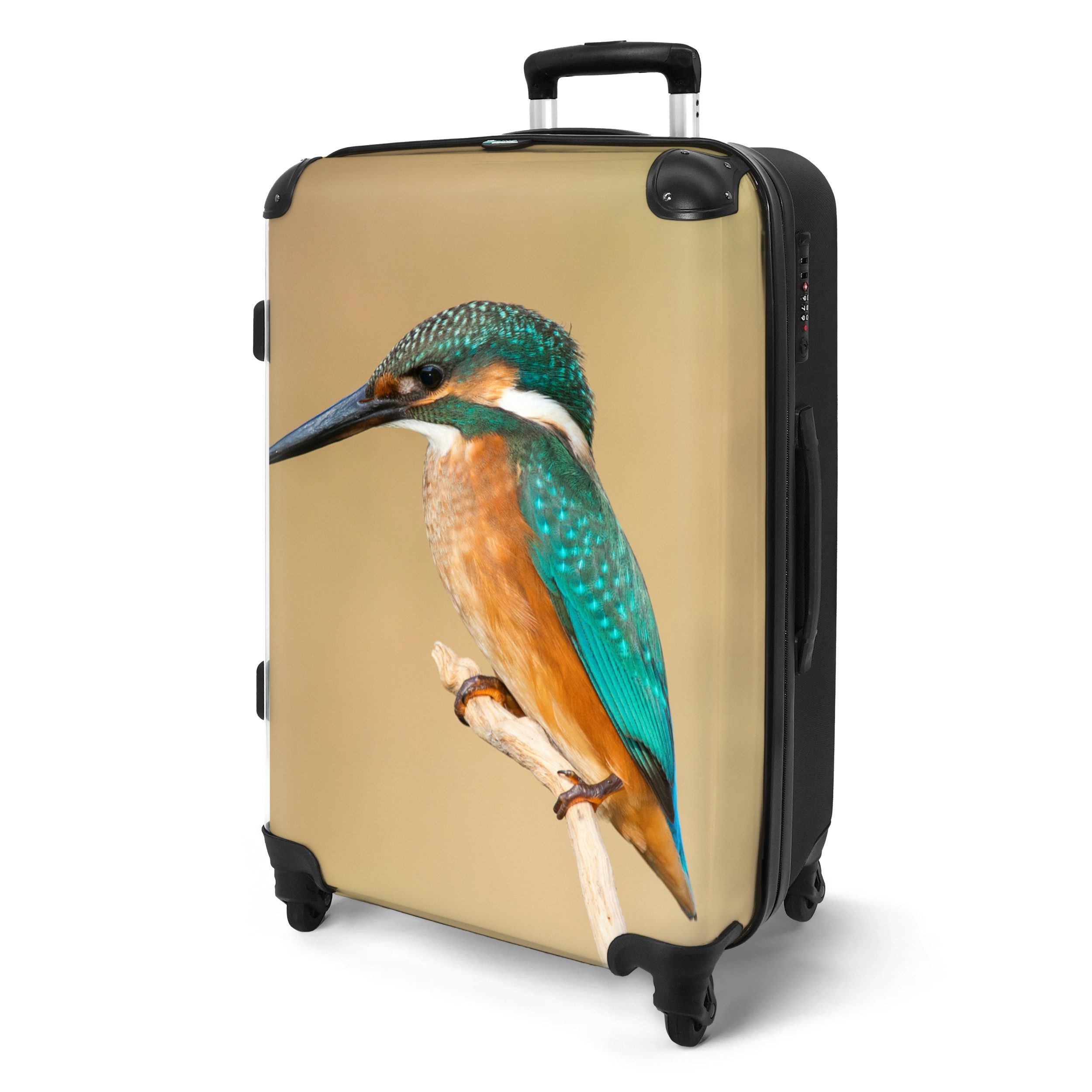 NoBoringSuitcases.com© Hartschalen-Trolley Eisvogel - Tiere - günstig online kaufen