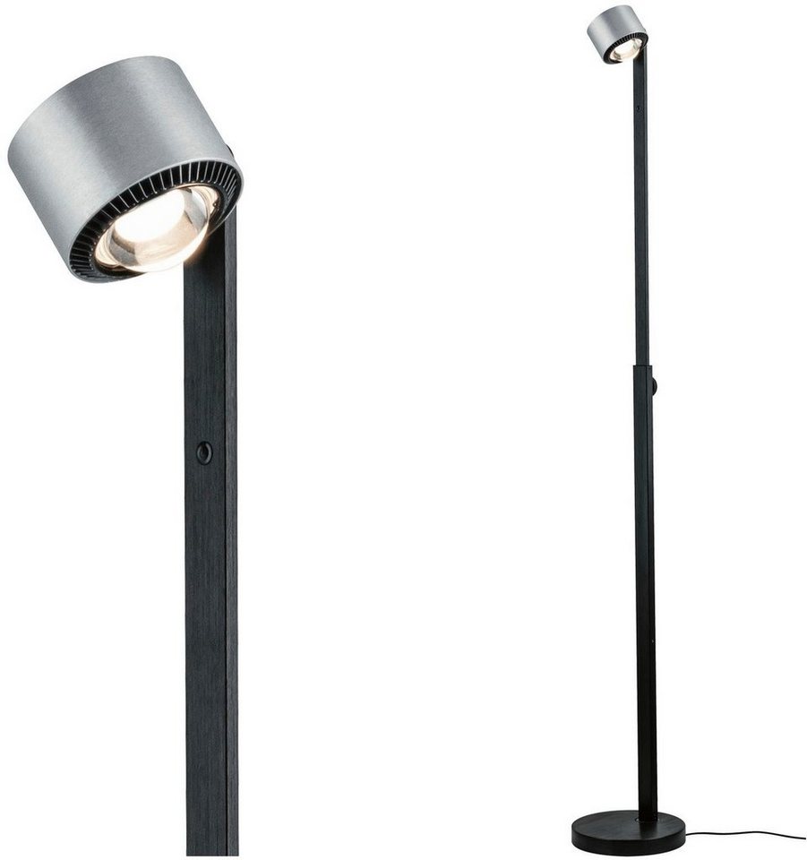 Paulmann LED Stehlampe Aldan, LED fest integriert, Warmweiß, Stehleuchte  für Beleuchtung von Wohn- Schlaf- oder Esszimmer