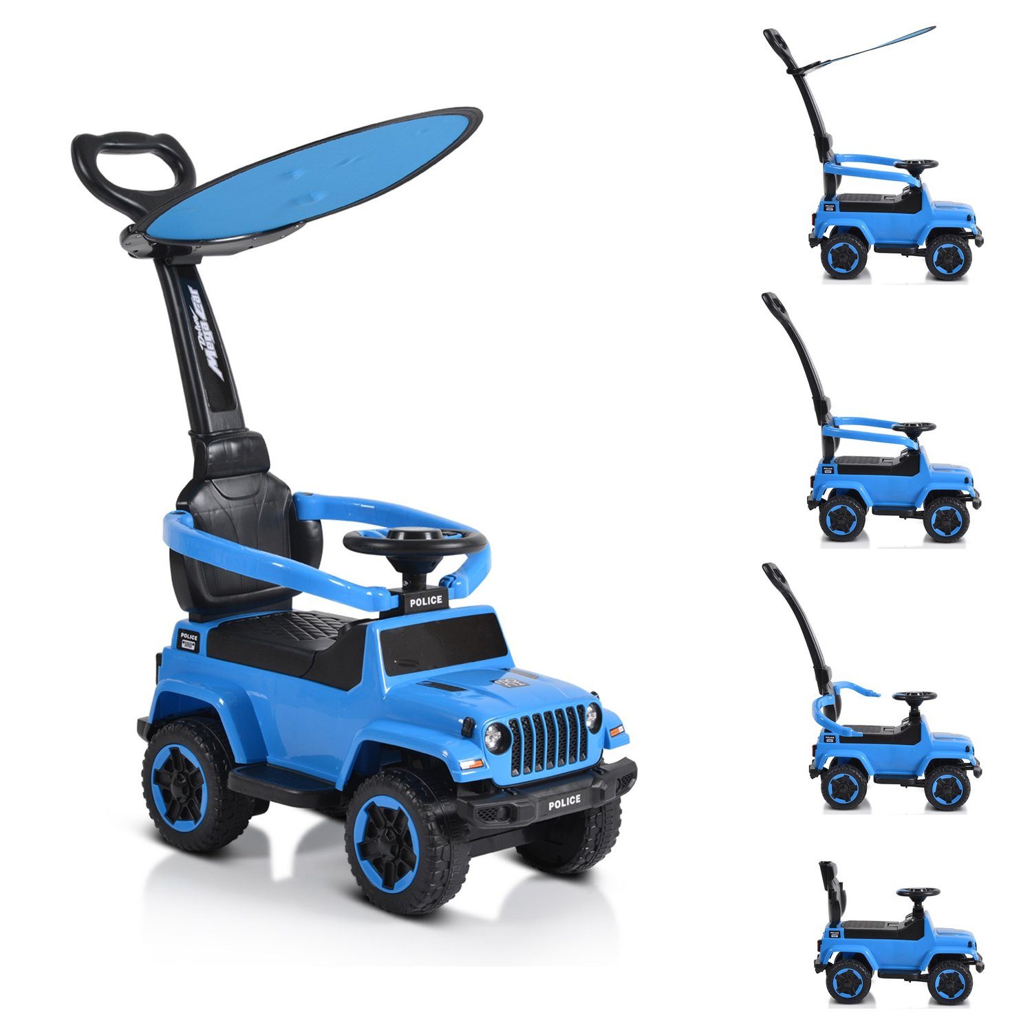Rutscher Kinder Rutschauto Police