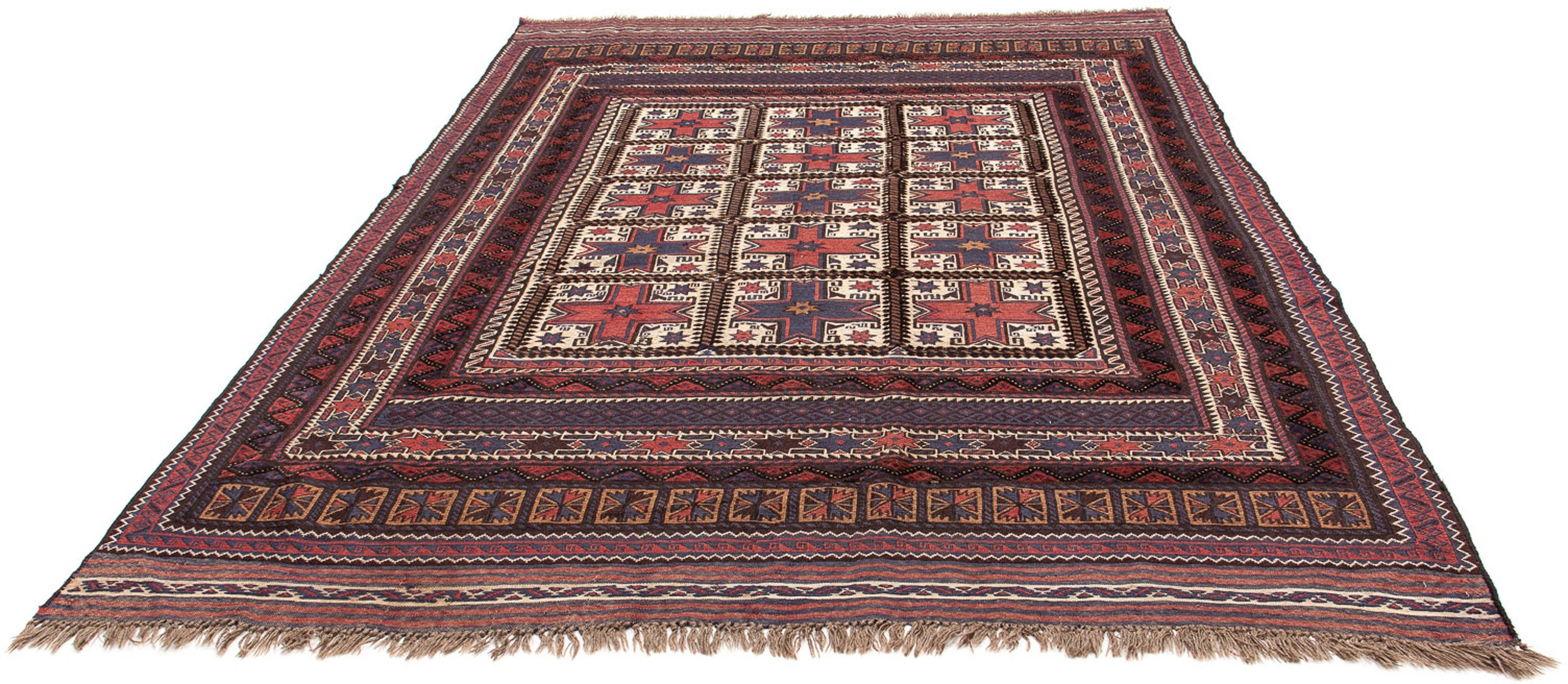 Wollteppich Kelim - Oriental - 288 x 200 cm - braun, morgenland, rechteckig, Höhe: 4 mm, Wohnzimmer, Einzelstück