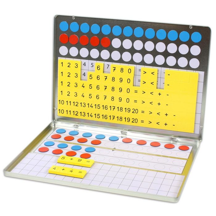 Betzold Lernspielzeug Rechen-Magnetbox - Mathe Rechnen lernen Kinder Grundschule ZR 20