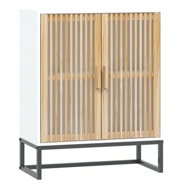 vidaXL Fächerschrank Sideboard Weiß 60x30x75 cm Holzwerkstoff (1-St)