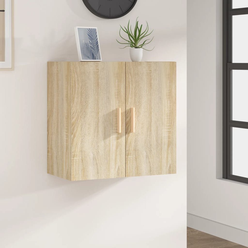 vidaXL Hängeschrank Wandschrank Sonoma-Eiche 60x30x60 cm Holzwerkstoff (1-St)