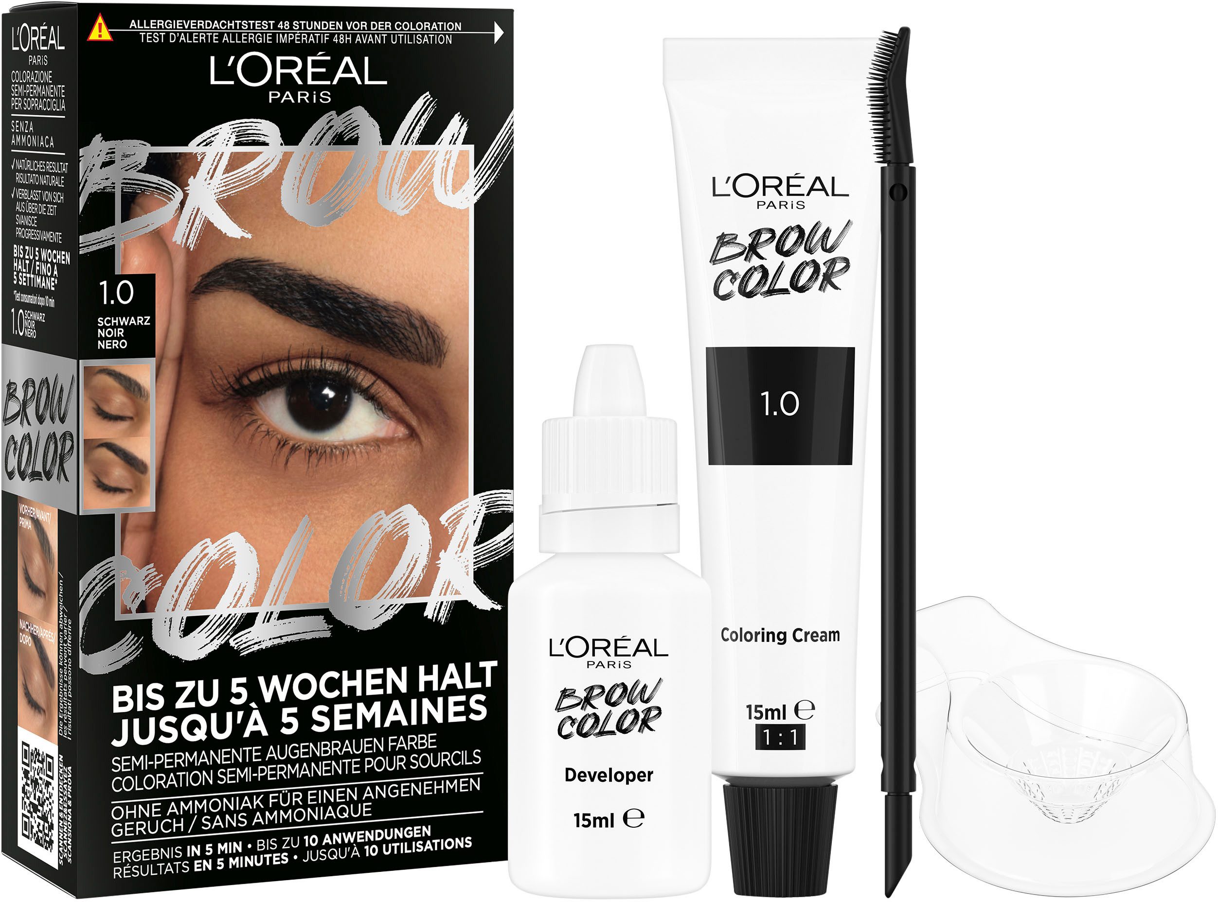 L'ORÉAL PARIS Augenbrauenpflege flüssige Textur, für alle Hauttypen
