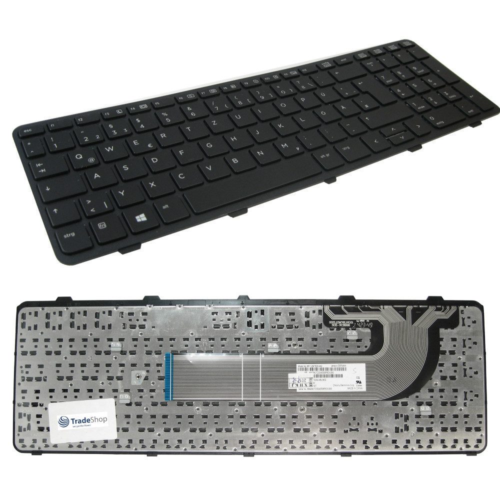 Trade-Shop Ersatzteil passend für HP ProBook SG-59300-2BA 721953-031 SN8126 Tastatur (Tastenbelegung: Deutsch, QWERTZ / Farbe: Schwarz)