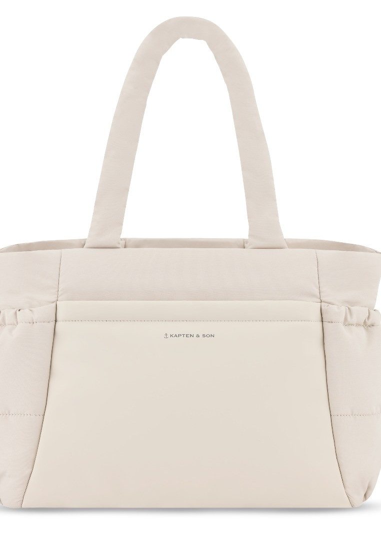 Kapten & Son Handtasche Hellvi Cloud Medium, Laptopfach, Abnehmbarer Träger, Anti-Diebstahl- Fach