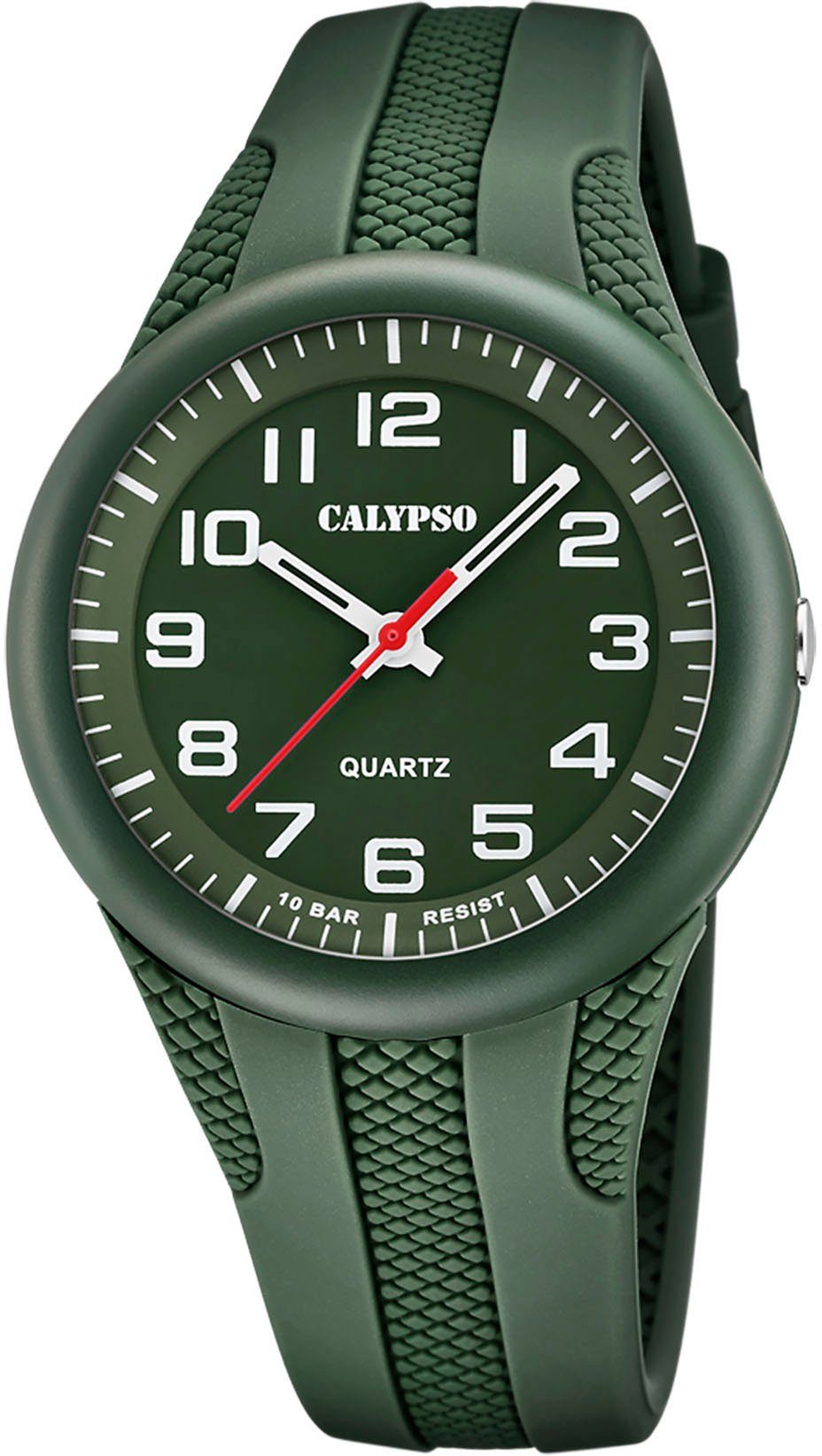 OROLOGIO TEMPO UOMO CALYPSO K5843 2 STREET STYLE GOMMA BLU ORIGINALE AI 2024