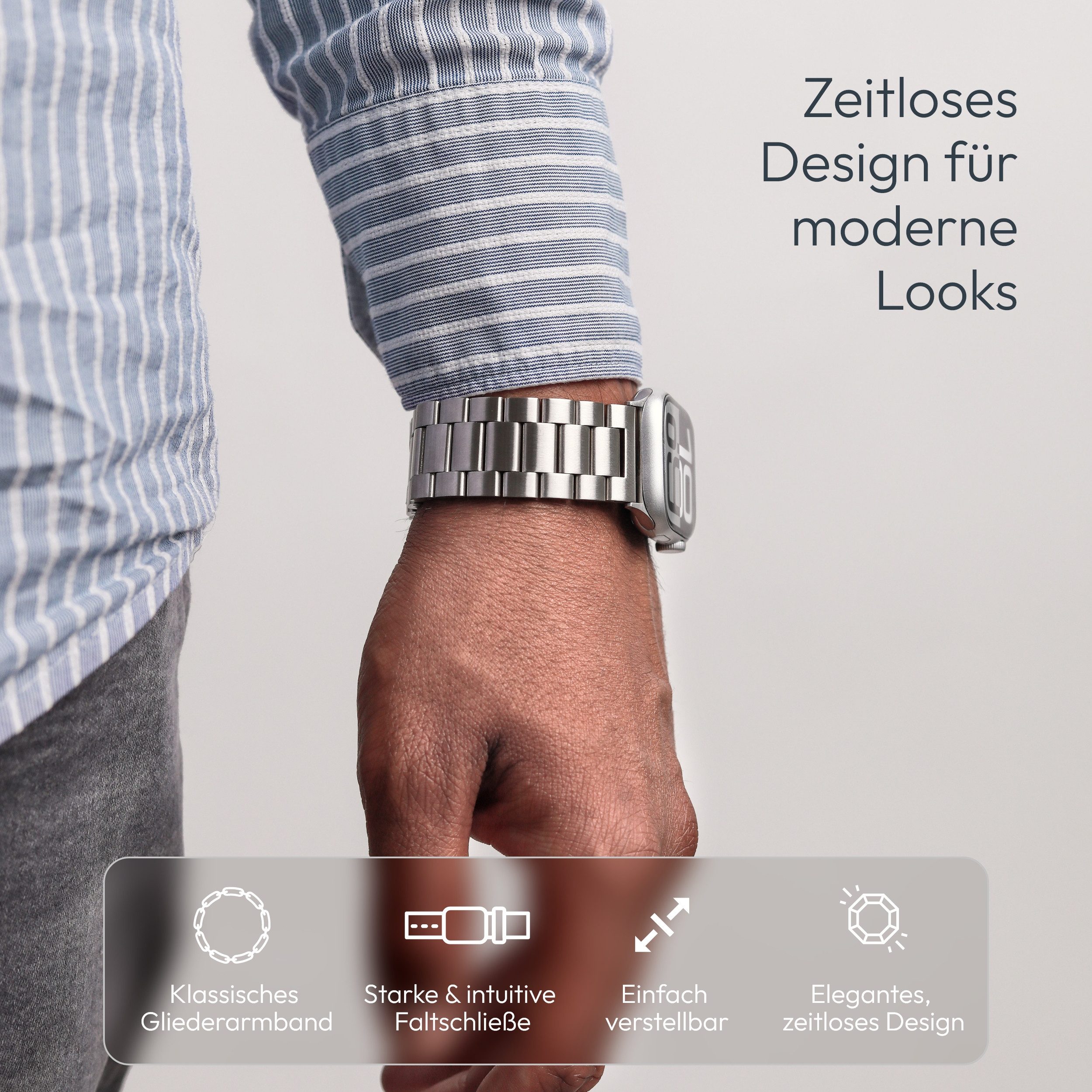 VONMÄHLEN Smartwatch-Armband Link Bracelet 2 günstig online kaufen