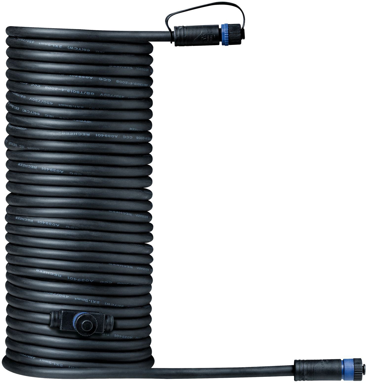 Paulmann Outdoor Plug&Shine 10m IP68 Lampen-Verbindungskabel, (1000 cm), 1 in - 2 out