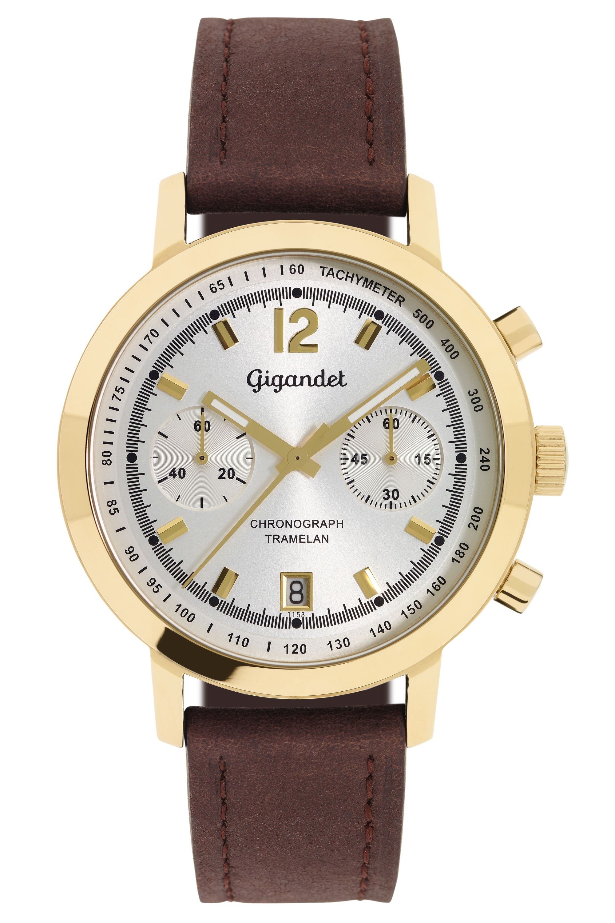 Chronograph Armbanduhr, Herrenuhr, Sportuhr, 43mm, TRAMELAN G10-005