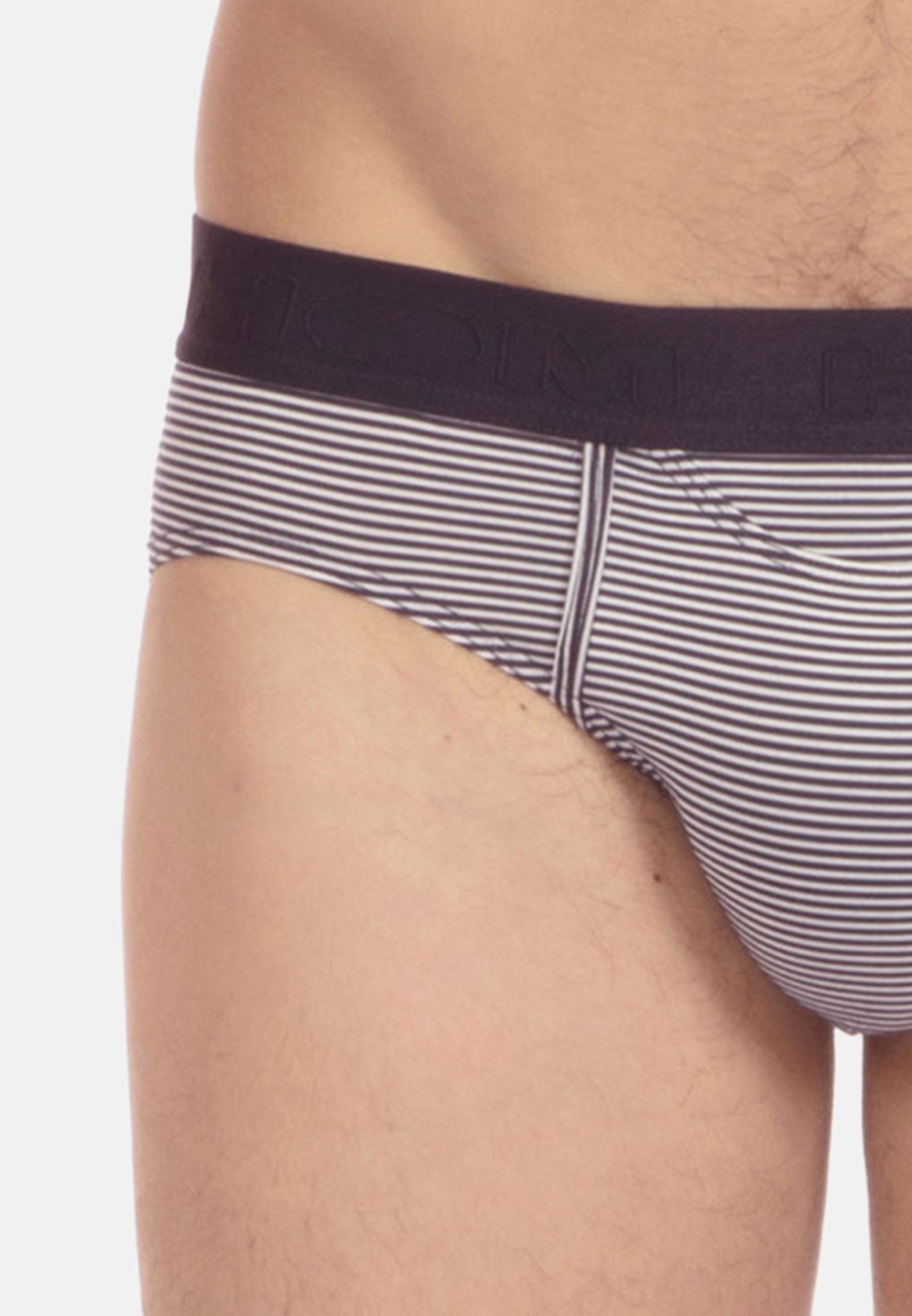 Hom Slip HO1 Simon (1-St) Mini Slip / Unterhose - mit Eingriff - Modisches Streifenmuster