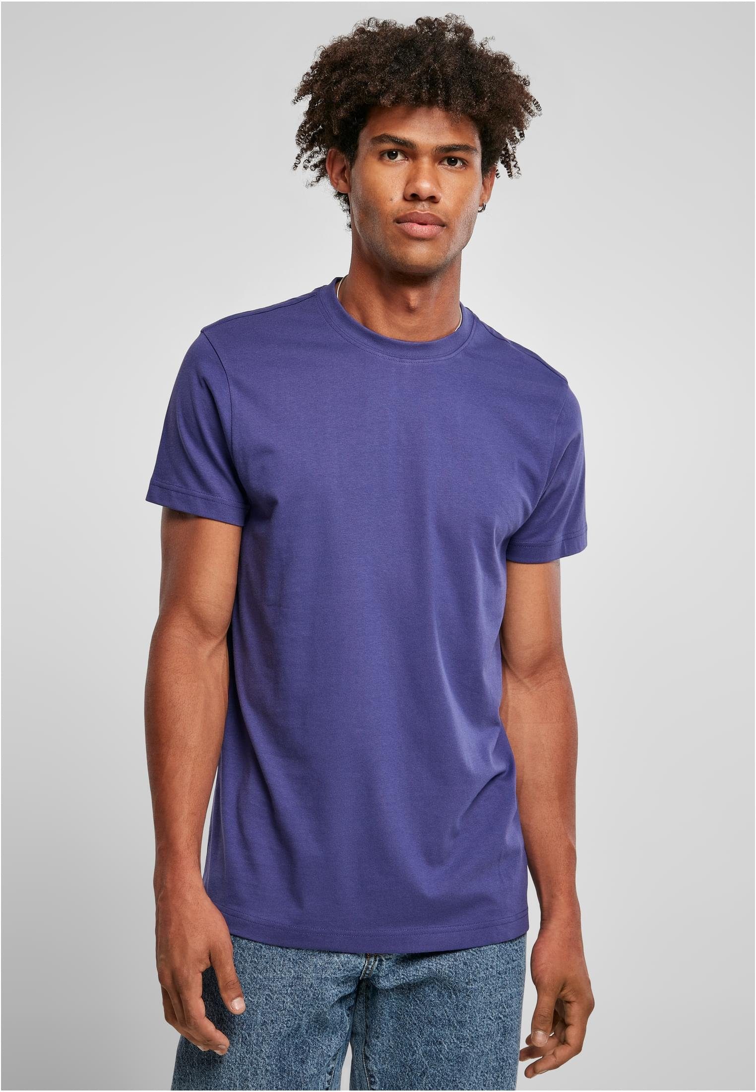 URBAN CLASSICS T-Shirt Herren Basic Tee (1-tlg) bluelight