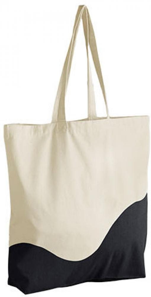 Westford Mill Einkaufsshopper Organic Cotton Wave Print Maxi Bag