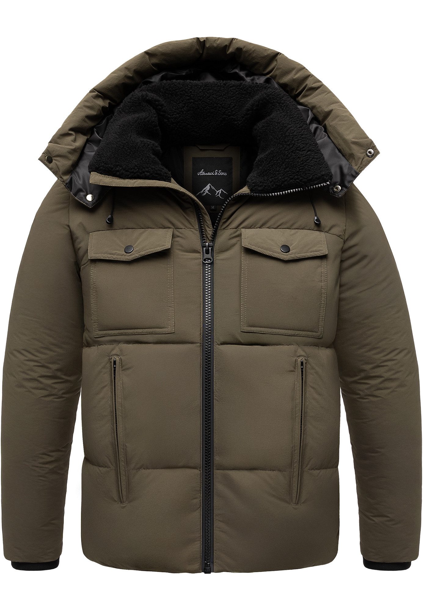 Amaci&Sons Winterjacke RENTON Winterjacke Herren Gefütterte Winter Jacke fü günstig online kaufen