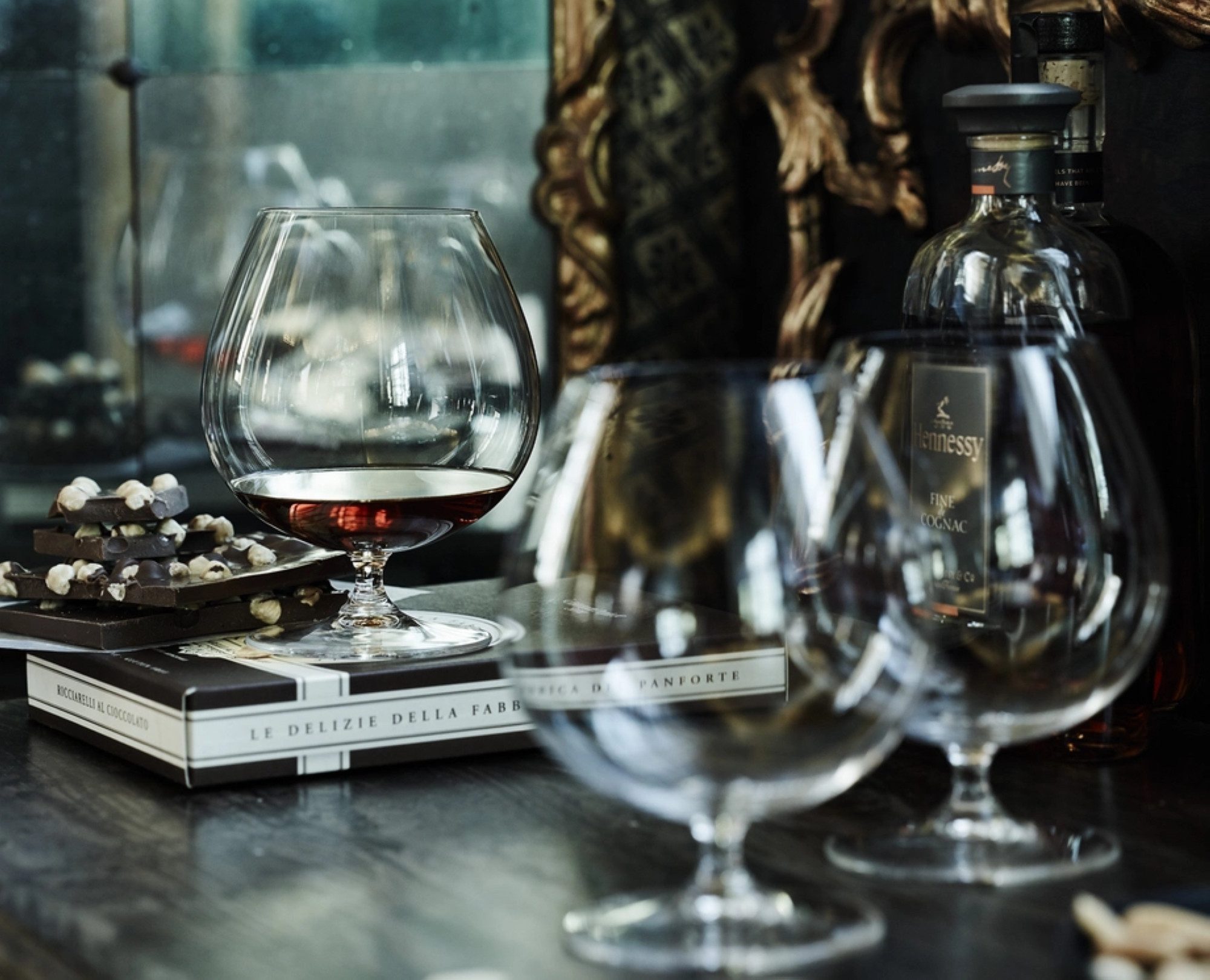 RIEDEL THE WINE GLASS COMPANY Longdrinkglas Riedel Vinum Brandy Spirituosenglas 2er Set, Kristallglas