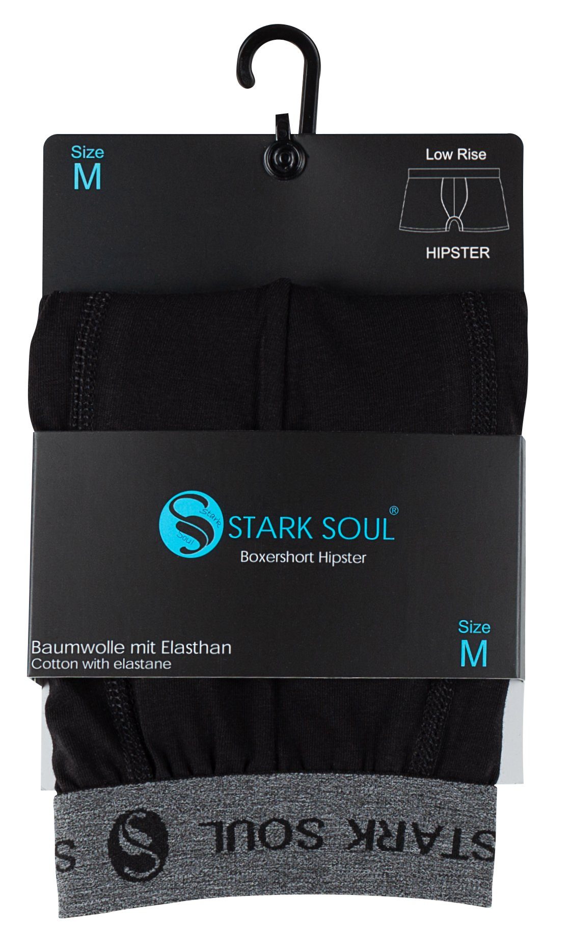Stark Soul® Boxershorts Hipster 6er-Pack Baumwoll-Unterhosen Pack, Herren im 6er Gemischt-V2 Boxershorts