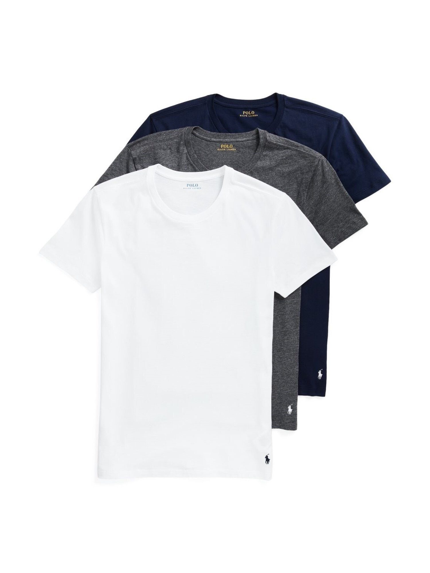 Polo Ralph Lauren Ralph Lauren T-Shirt T-Shirt Basic Kurzarmshirt im Dreierpack (3-tlg) dunkelgrau