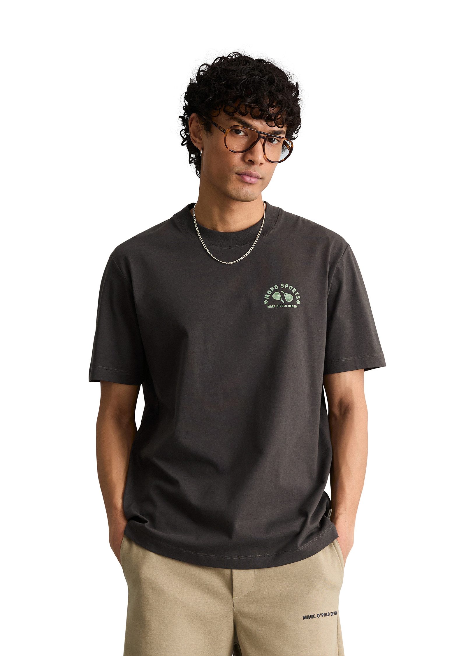 Marc O'Polo DENIM T-Shirt relaxed fit aus weicher Bio-Baumwolle günstig online kaufen