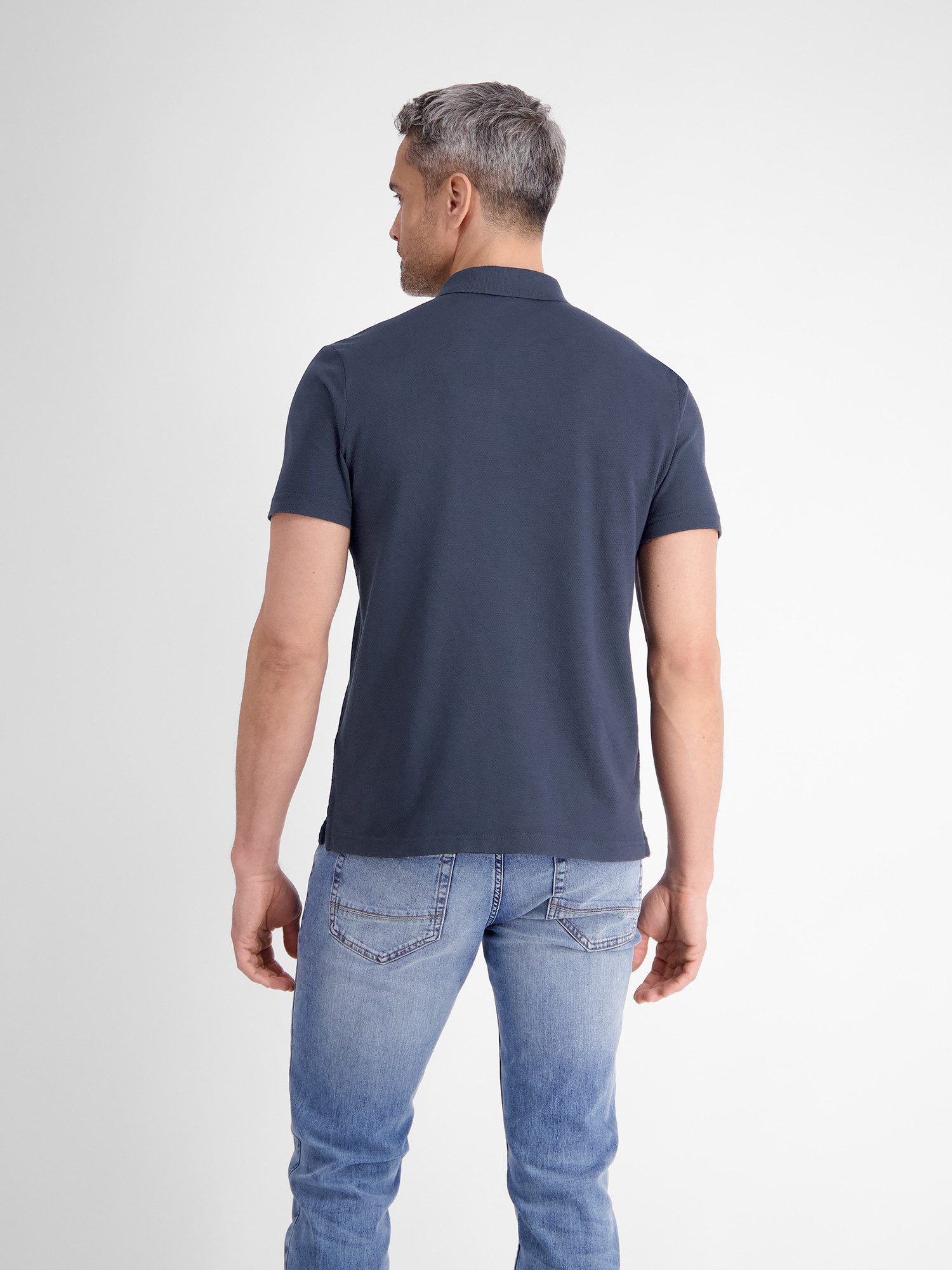 LERROS Poloshirt "LERROS Poloshirt in weicher Waffelpiquéqualität" günstig online kaufen