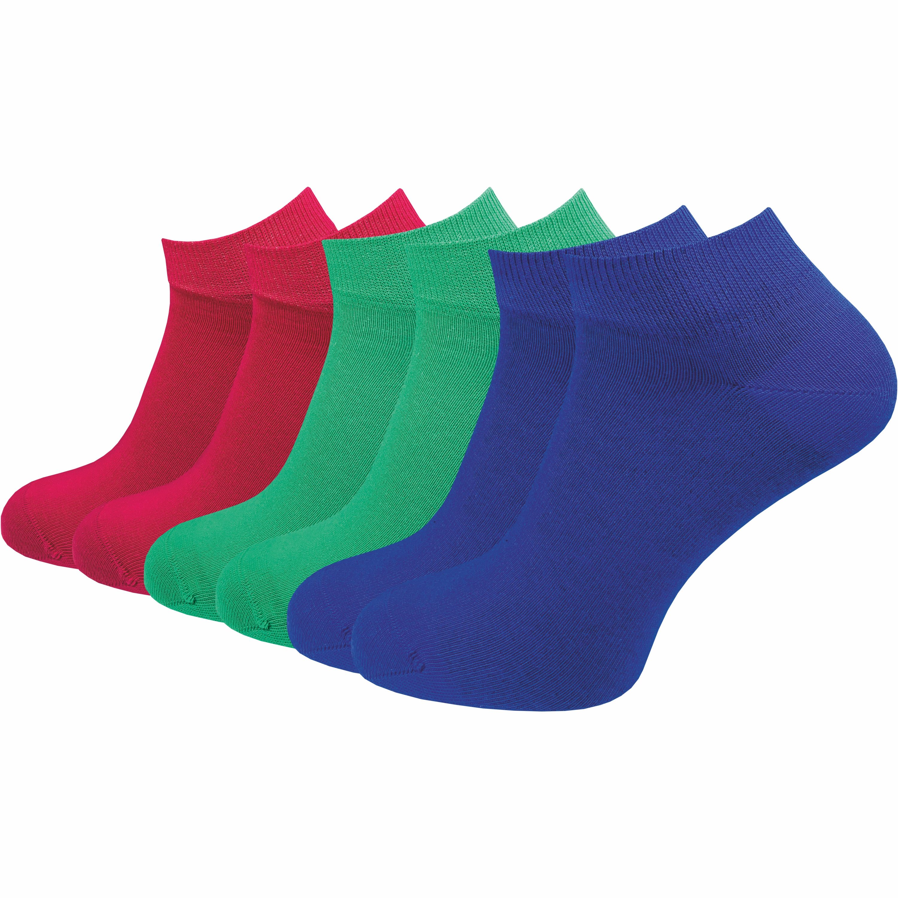 GAWILO Sneakersocken aus 100% Baumwolle für Herren (6-Paar) ohne drückende Naht über den Zehen - atmungsaktiv - absolut blickdicht