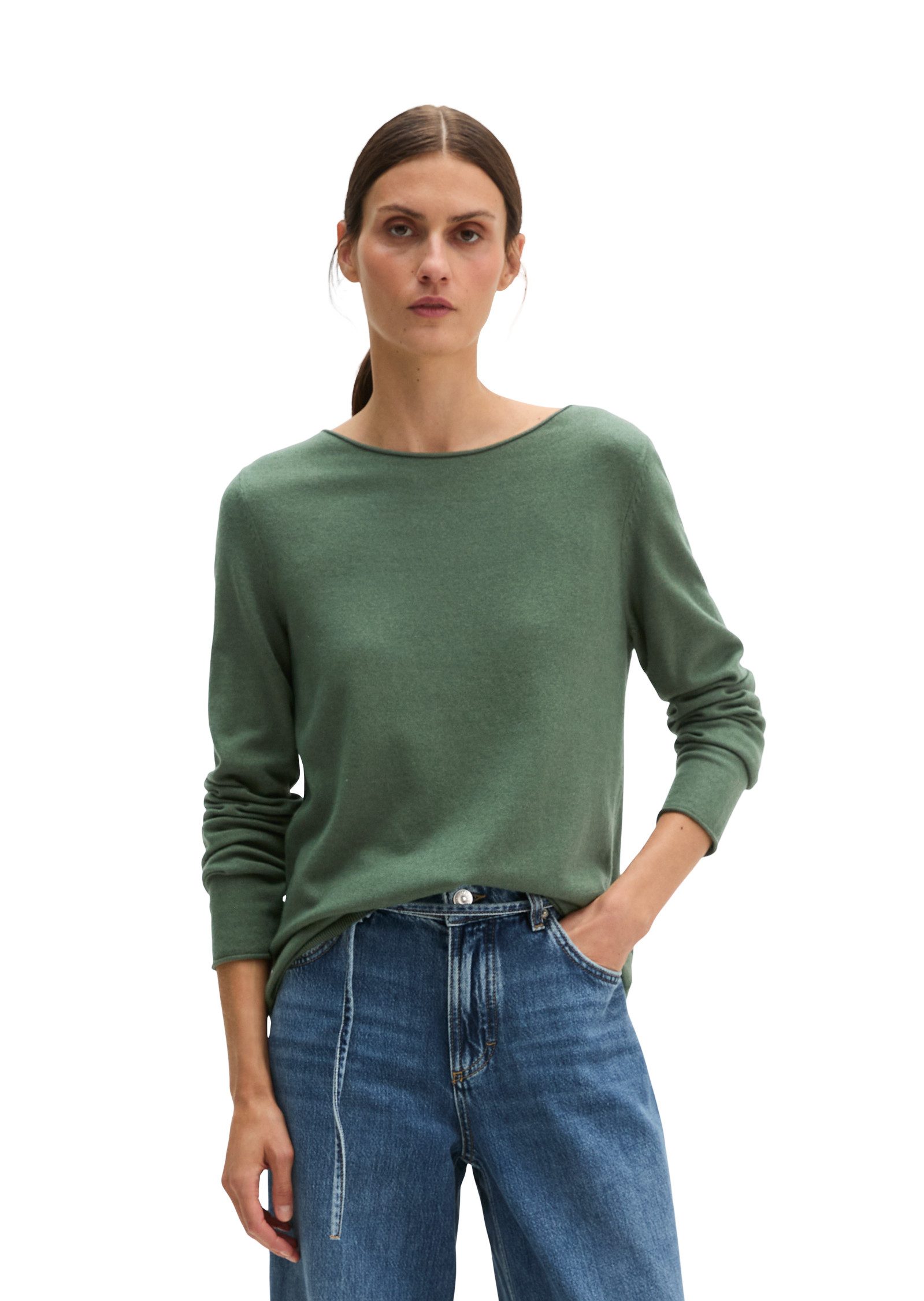 Marc O'Polo Strickpullover aus softem Schurwolle-Mix