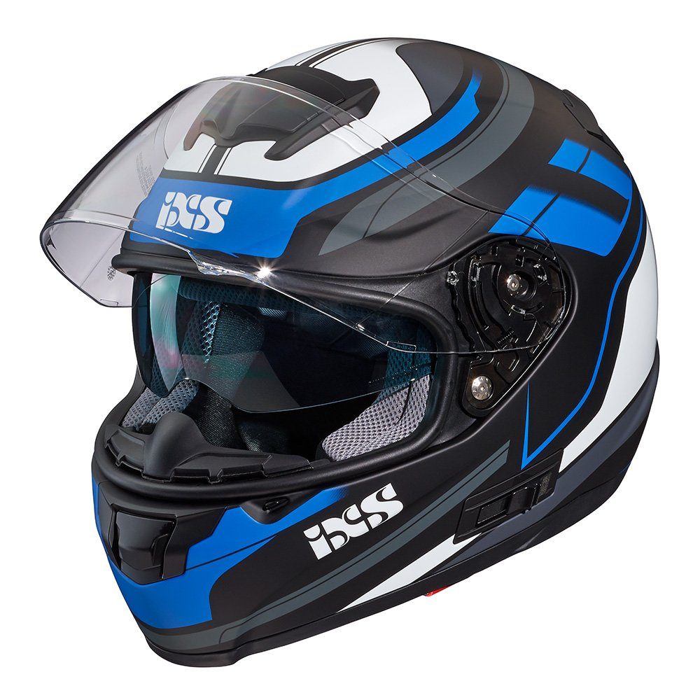 IXS Motorradhelm »IXS HX 215 2.0 Schwarz-Blau Matt, Motorradhelm/Ro«