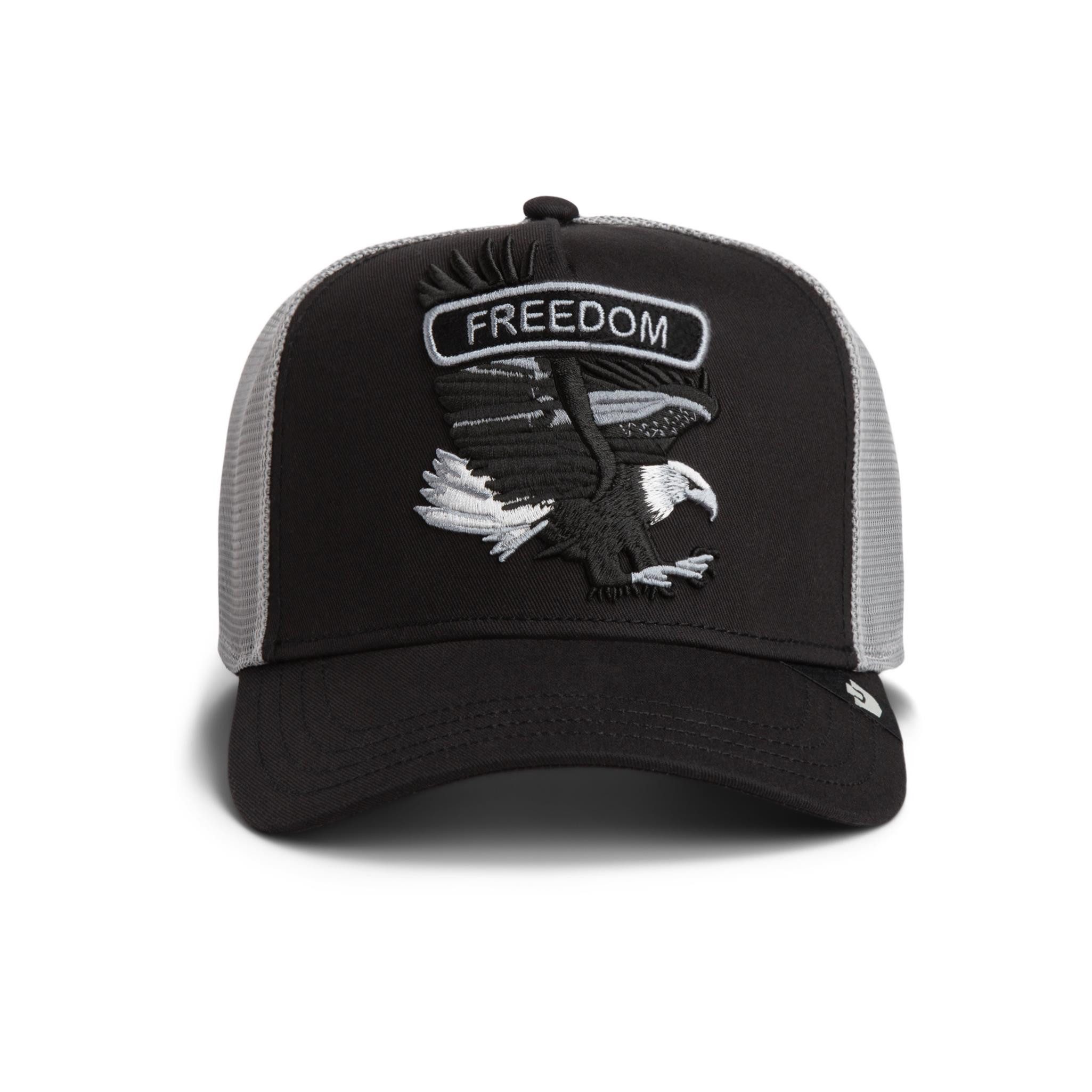 GOORIN Bros. Trucker Cap Goorin Bros. Classic Rocker - Freedom Trucker Cap Void (Basecap, Basecap, Trucker Kappe, Meshcap)