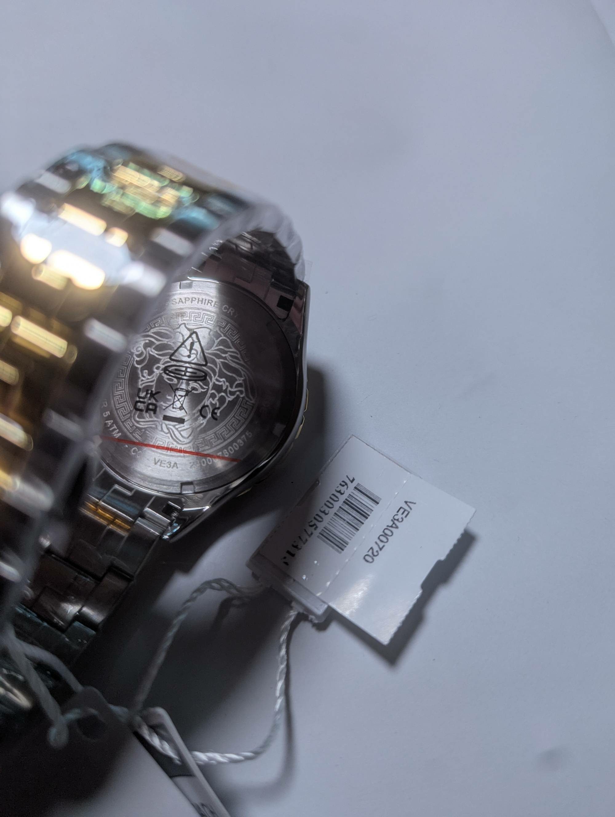 Versace Quarzuhr Analoguhr für Herren, (1-tlg)