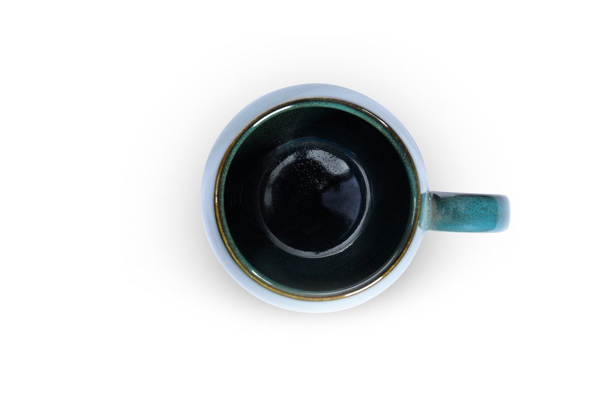 MAOCI teaware for your life Tasse Jumbotasse petrol Keramik 0,5 L, 1-tlg.