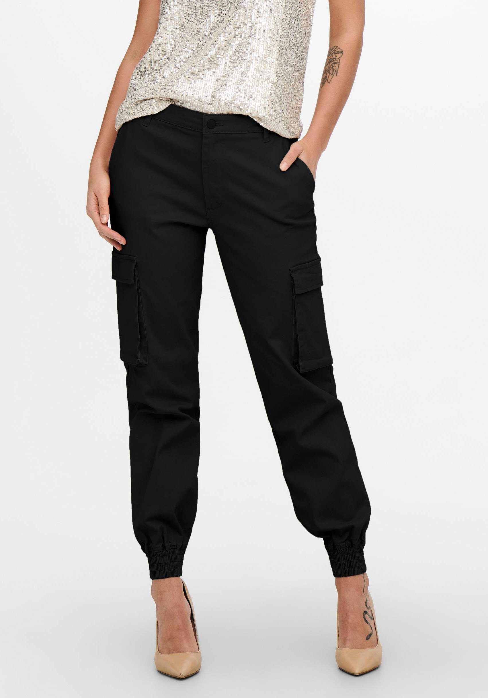 Only Cargohose »ONLBETSYALVA MW ANK CARGO PANT« OTTO