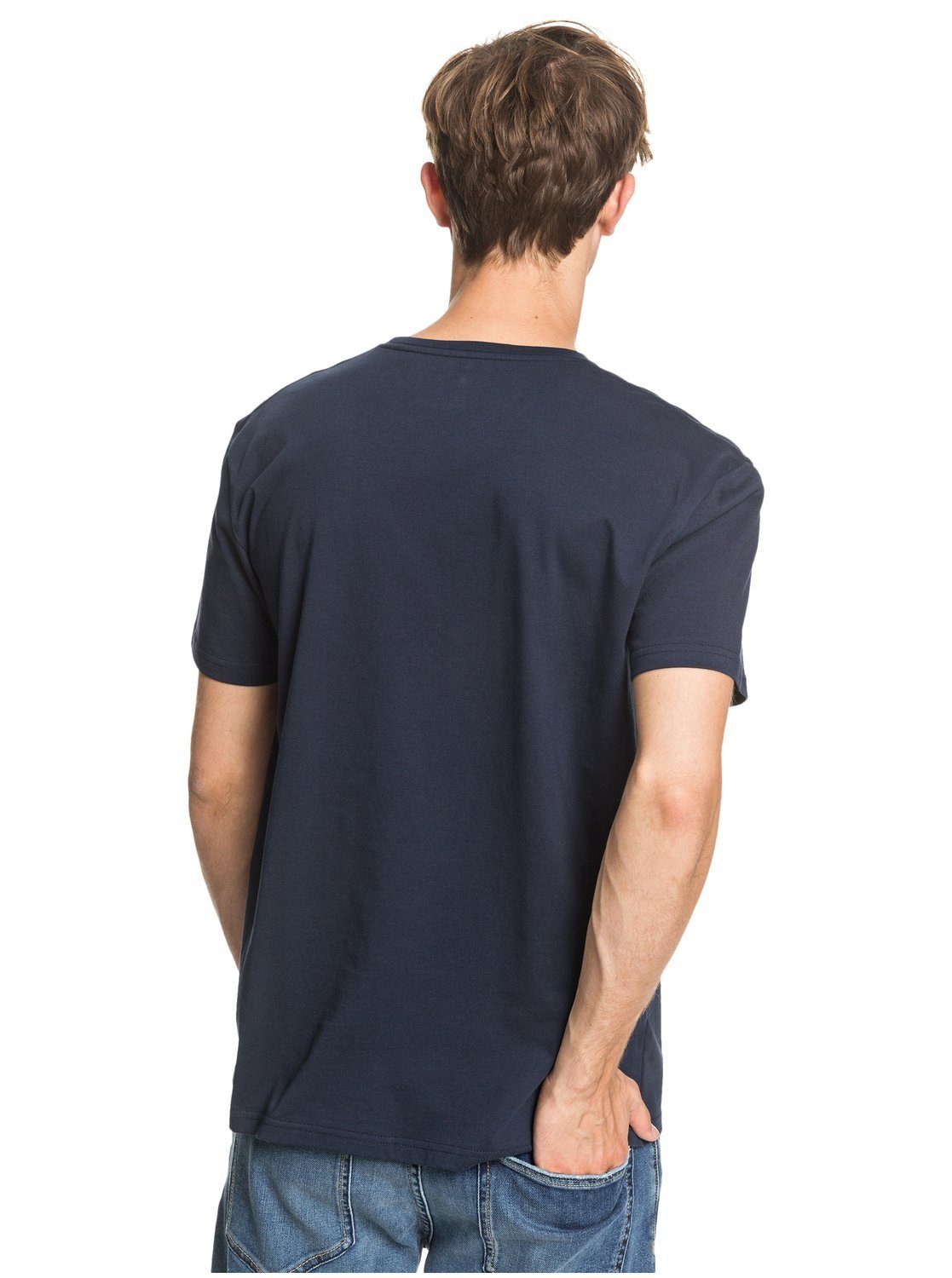 T-Shirt Comp blau Quiksilver Logo