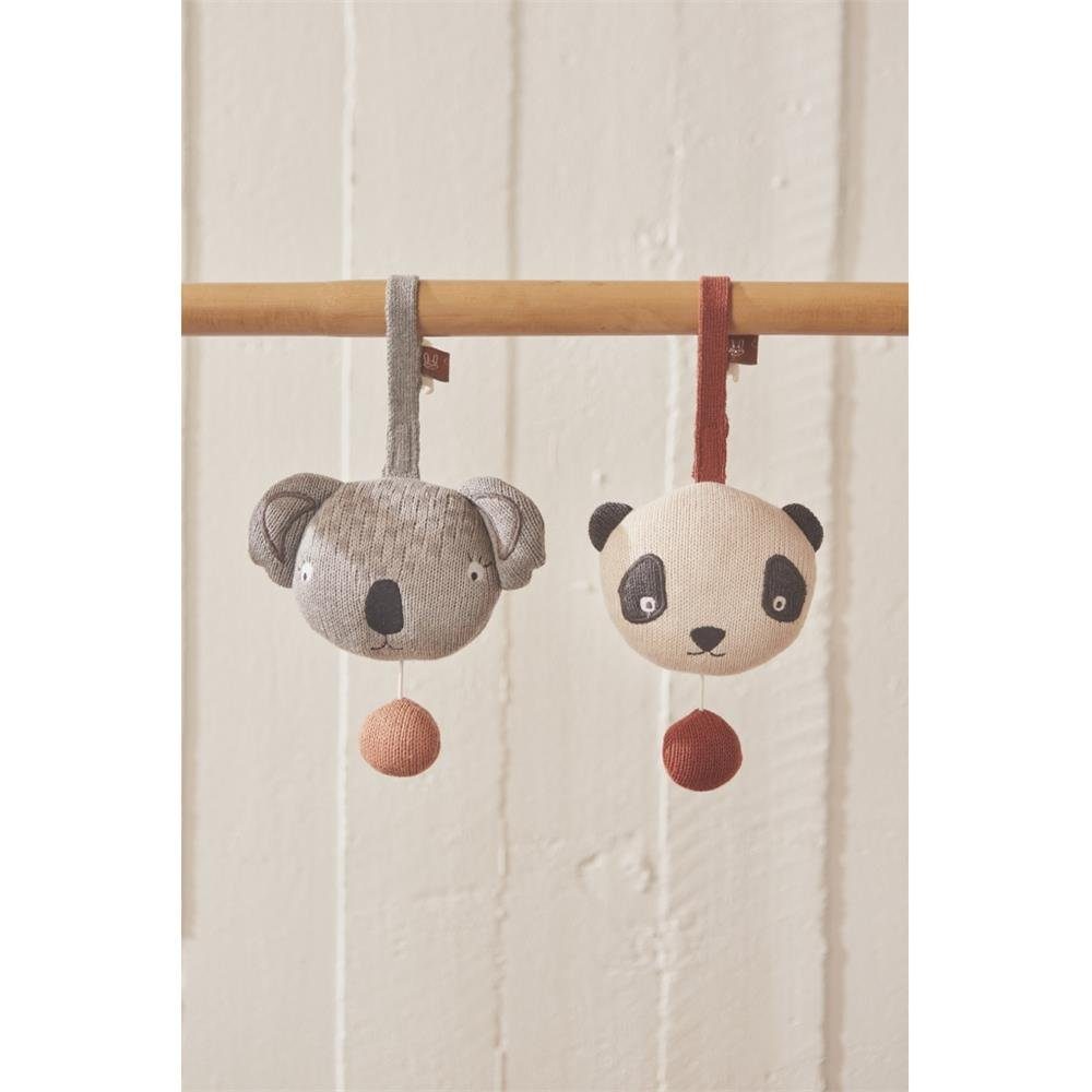 OYOY Mobile Panda Musikmobile, 10,2 x 13,2 x 8 cm Baumwolle Babymobile Einschlafhilfe