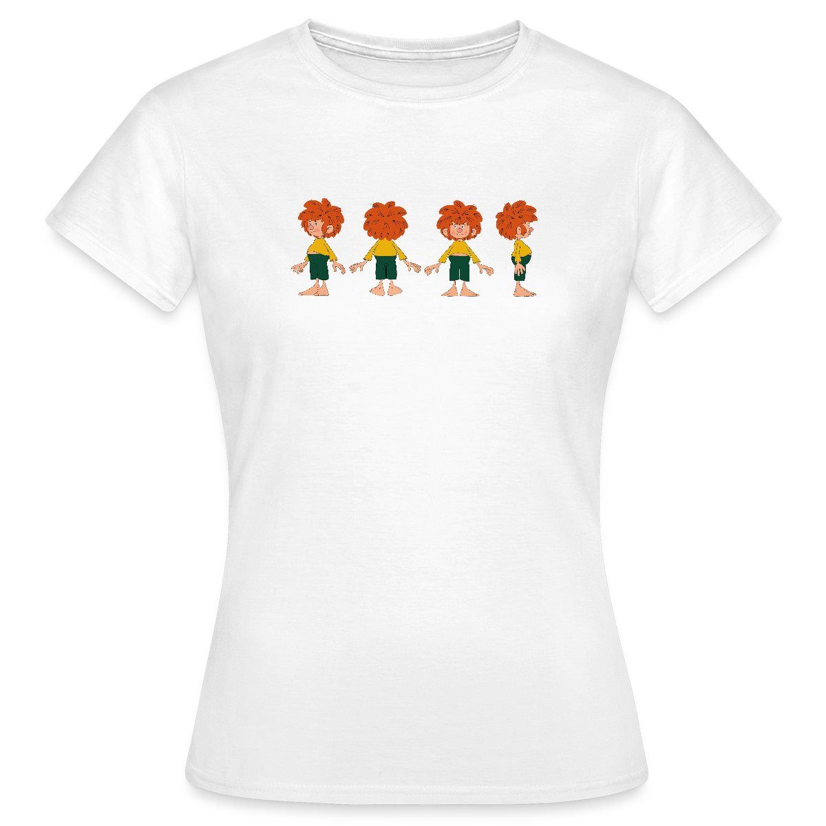 Spreadshirt T-Shirt Pumuckl Aus Verschiedenen Blickwinkeln Frauen T-Shirt ( günstig online kaufen