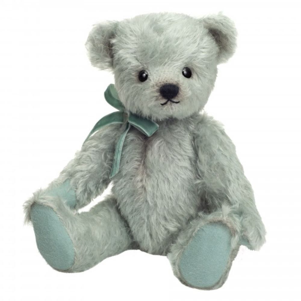 Teddy Hermann® Dekofigur Teddy Hermann Nostalgie Teddybär antikblau 38 cm