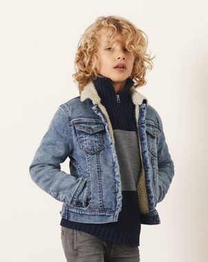 Name It Jeansjacke Name It Kinder Übergangsjacke Jeans Lammfellimitat