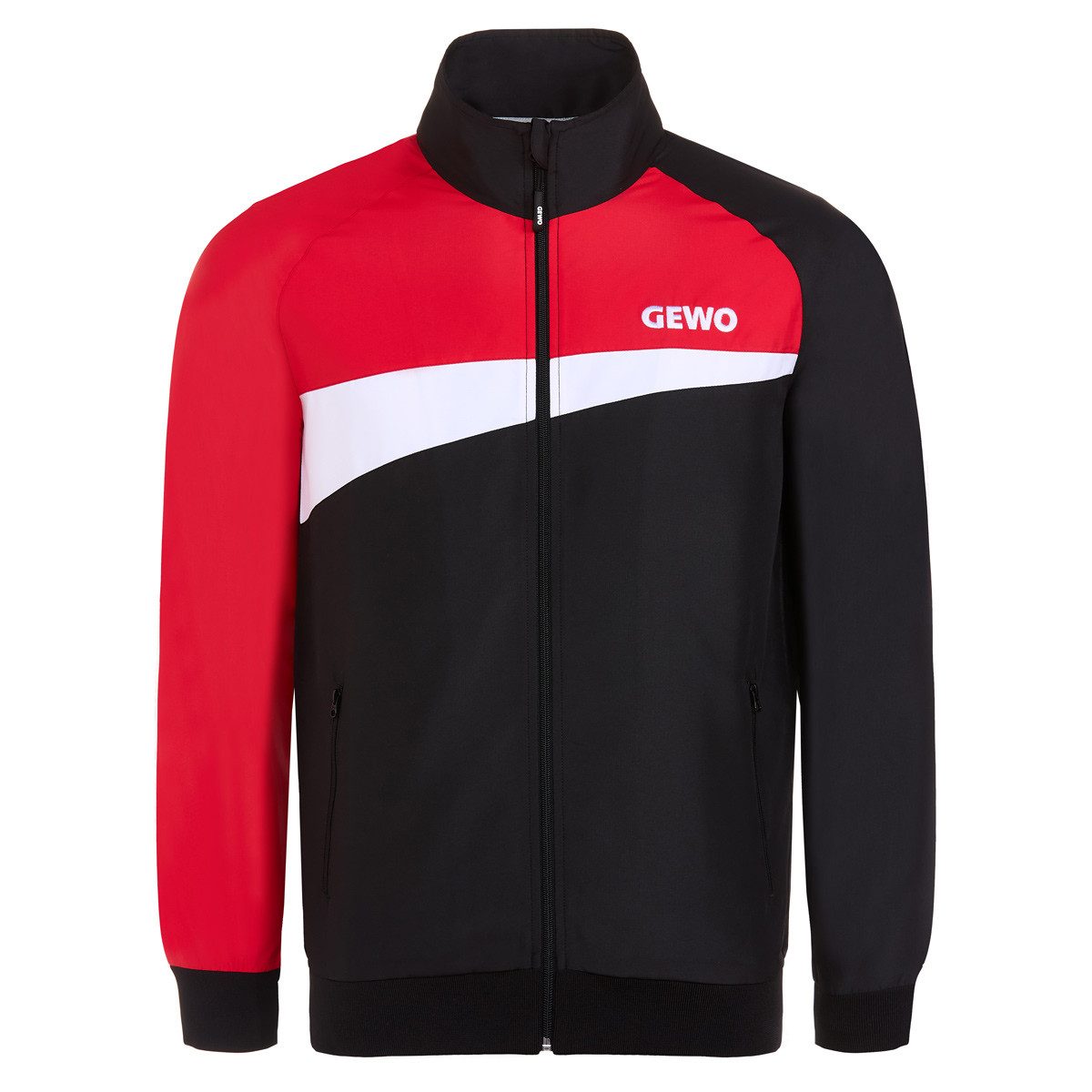 Gewo Trainingsjacke GEWO Trainingsjacke Fondi I schwarz/rot L