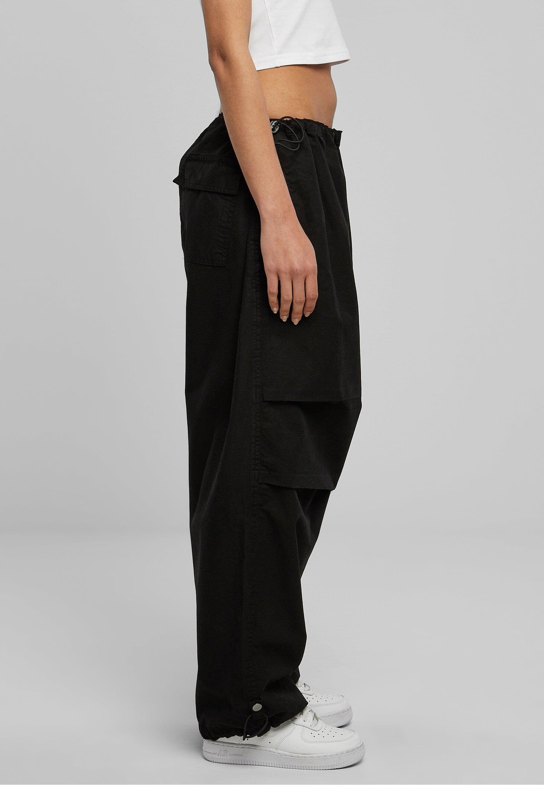 Cotton Pants CLASSICS Jerseyhose (1-tlg) black Parachute URBAN Ladies Damen