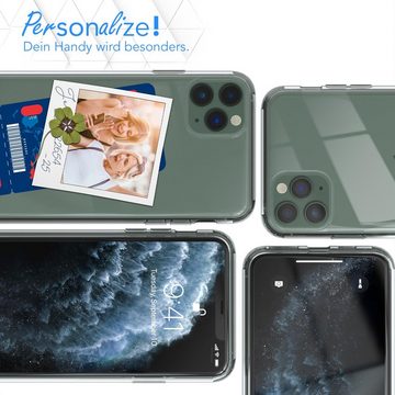 EAZY CASE Handyhülle Crystal Clear Case für Apple iPhone 11 Pro Max 6,5 Zoll, Schutzhülle Kameraschutz Silikonhülle Transparent Handyhülle Slimcover