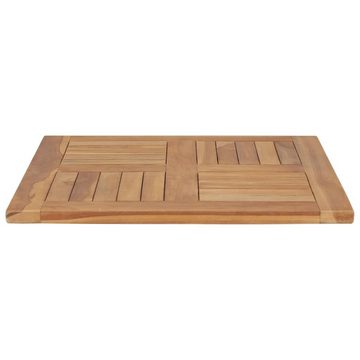 vidaXL Tischplatte Tischplatte Massivholz Teak 60×60×2,5 cm (1 St)