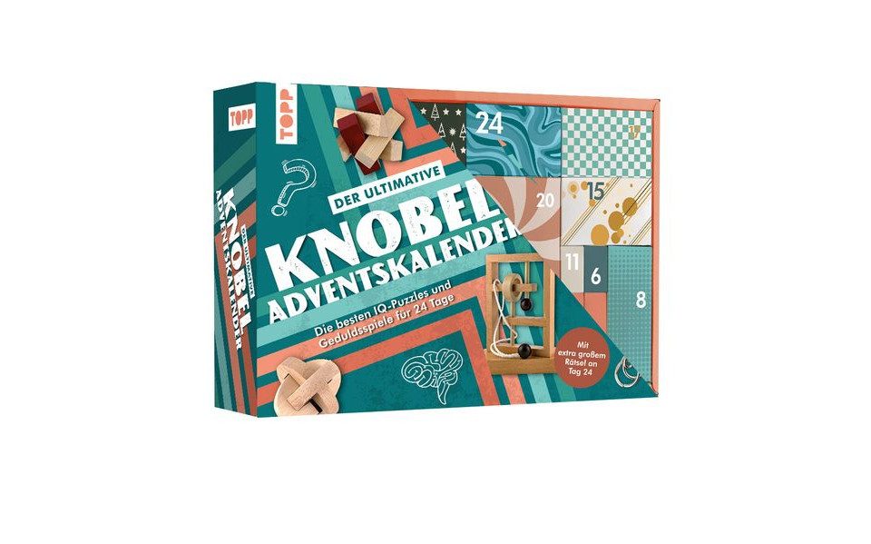 frechverlag Adventskalender Der ultimative Knobelspiel-Adventskalender – D...