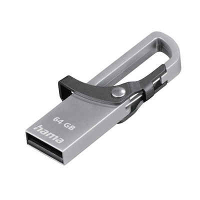 Hama USB-Stick "Hook-Style", USB 2.0, 16 GB, 15MB/s, Blau USB-Stick (Lesegeschwindigkeit 15 MB/s)