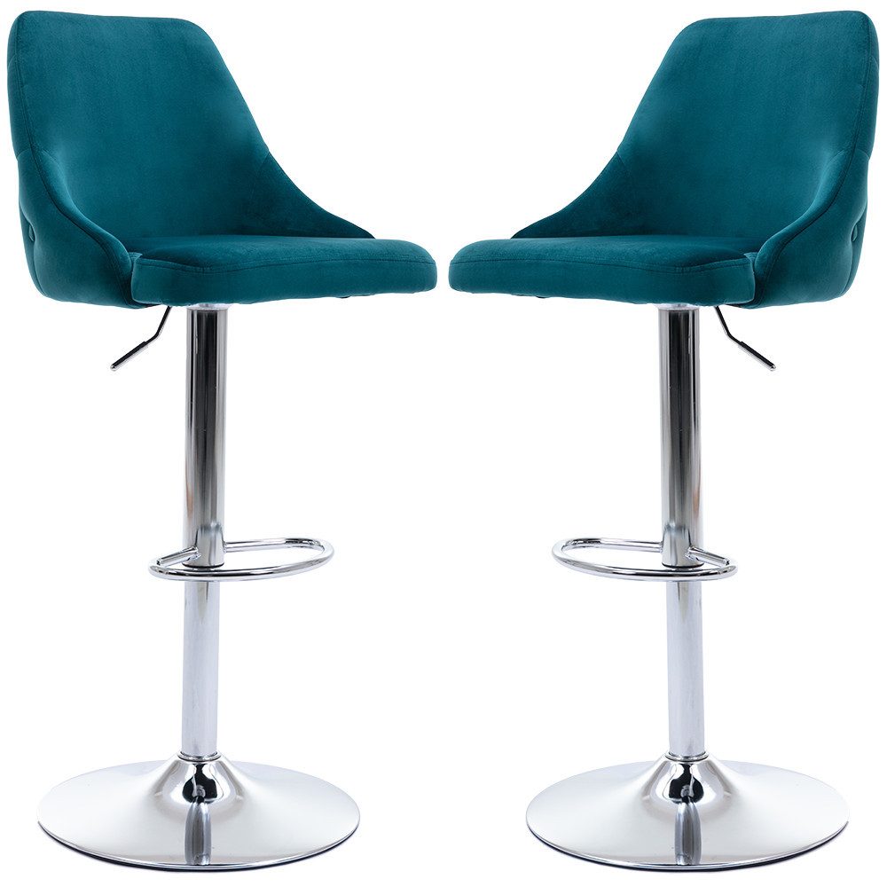Barhocker Barstuhl 2er Set Bistrohocker mit Lehne