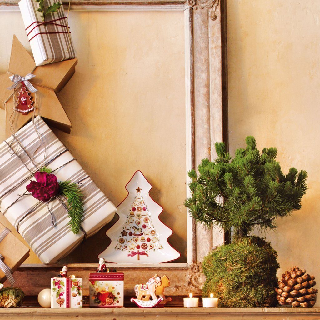 Villeroy & Boch Müslischale Winter Bakery Delight große Baumschale, Porzellan, (1-tlg), Premium Porcelain, 1 Stck, Handw., mikrow.sicher
