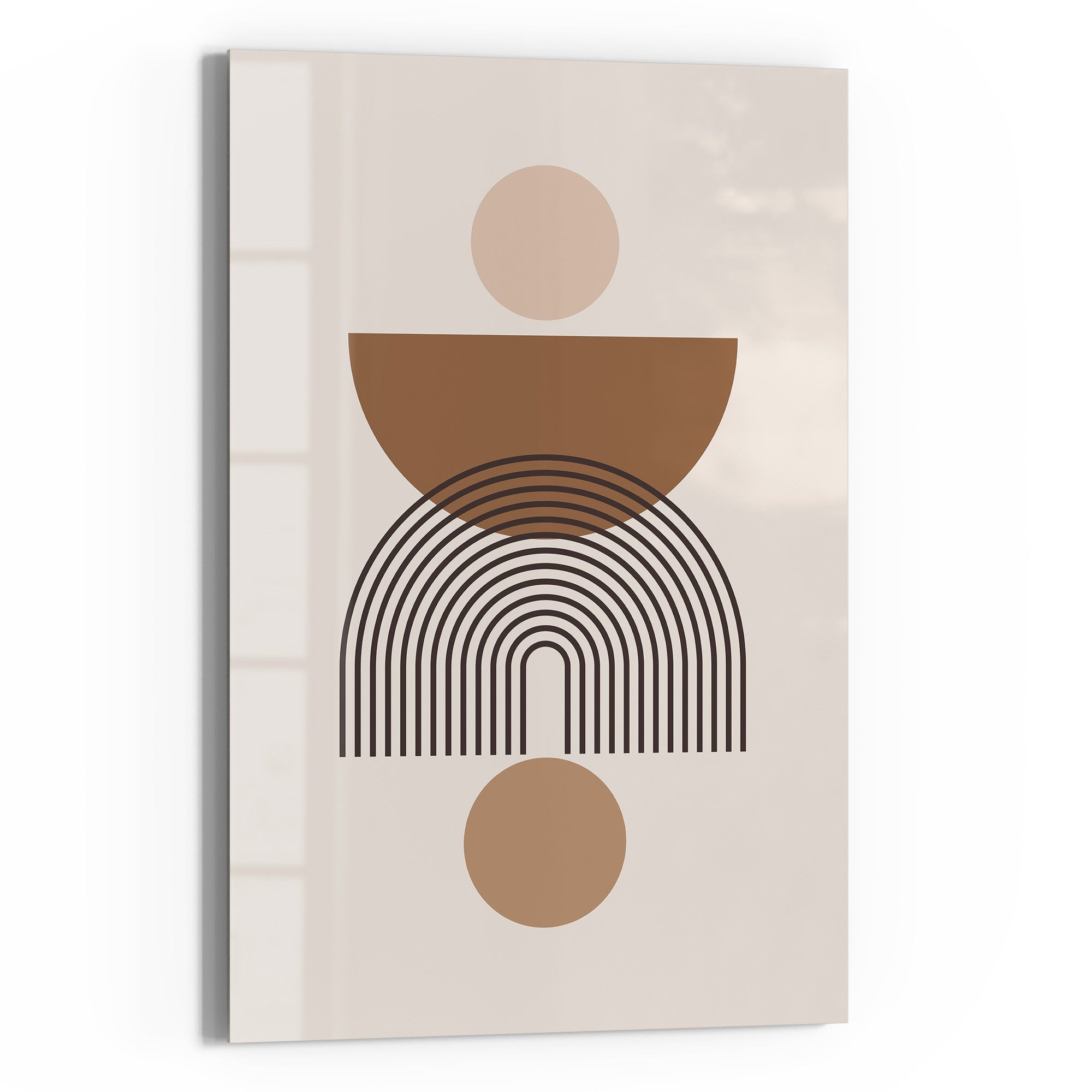 DEQOART Magnettafel 'Geometrische Ruhe', Whiteboard Pinnwand beschreibbar günstig online kaufen