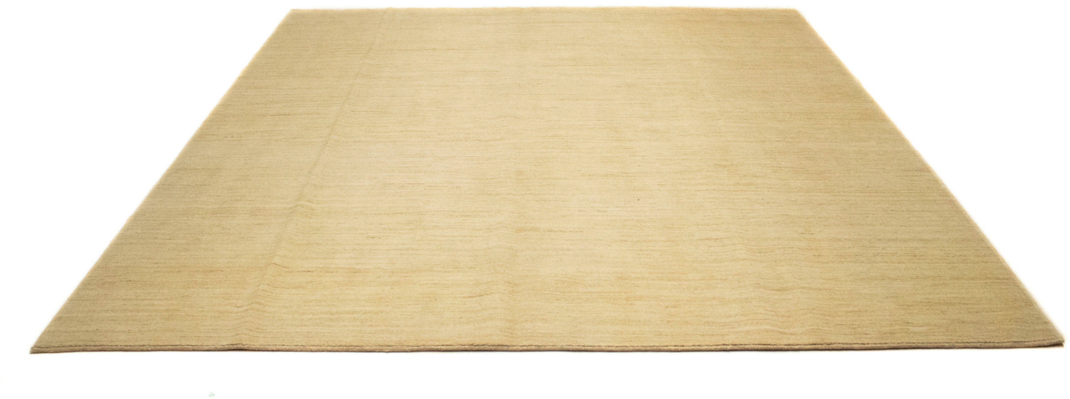 Wollteppich Gabbeh - Perser - 289 x 268 cm - beige, morgenland, rechteckig, Höhe: 18 mm, Wohnzimmer, Handgeknüpft, Einzelstück mit Zertifikat