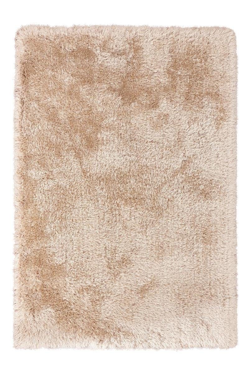 Qiyano Teppich Hochflorteppich Halia 100 Apricot 120 x 170 cm, rechteckig, Höhe: 0.90 mm