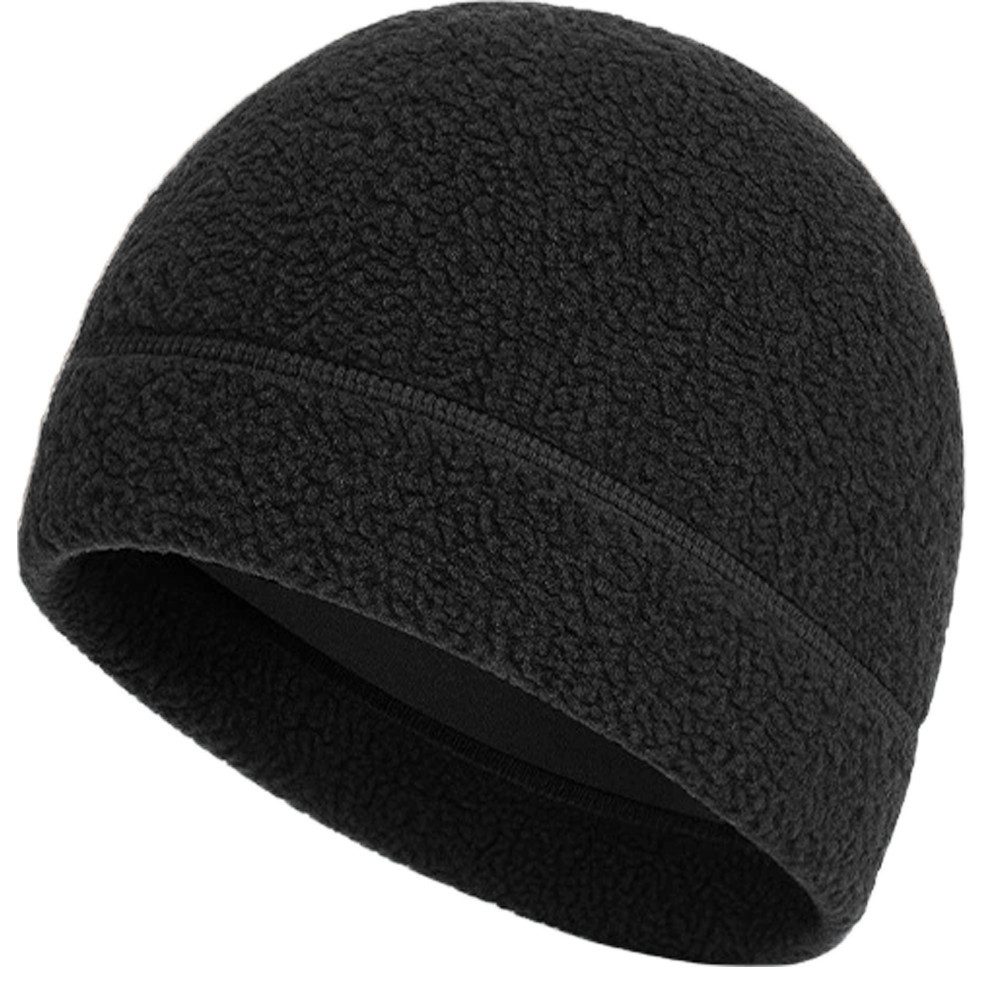 nsihing Fleecemütze Wintermütze Herren und Damen,aus weichem Fleece, dick, winddicht für Skifahren und Outdoor-Aktivitäten,Einfarbiges Design