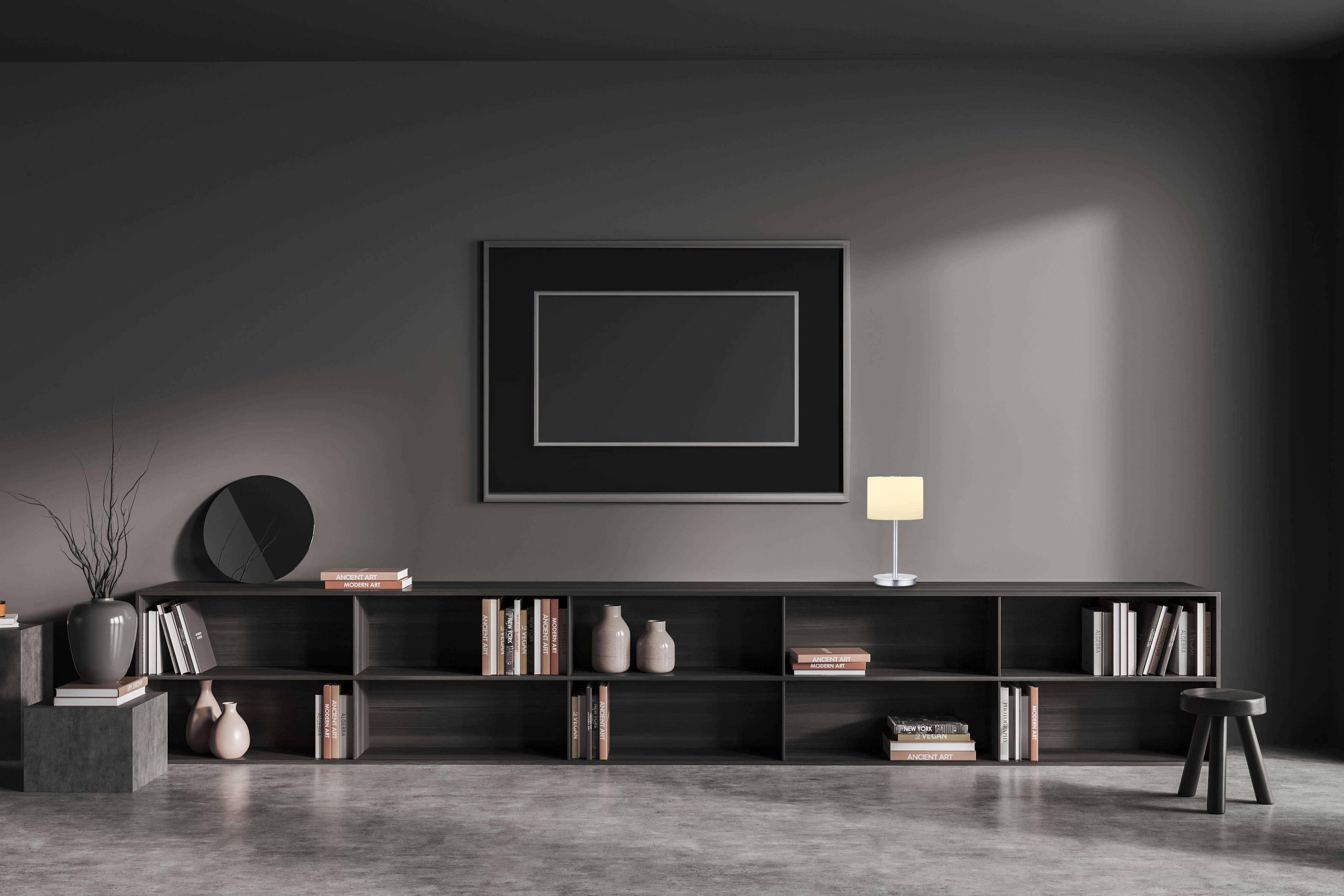 HELL höllisch gutes Licht LED Tischleuchte ABBY, LED fest integriert, Warmweiß, Tastdimmer