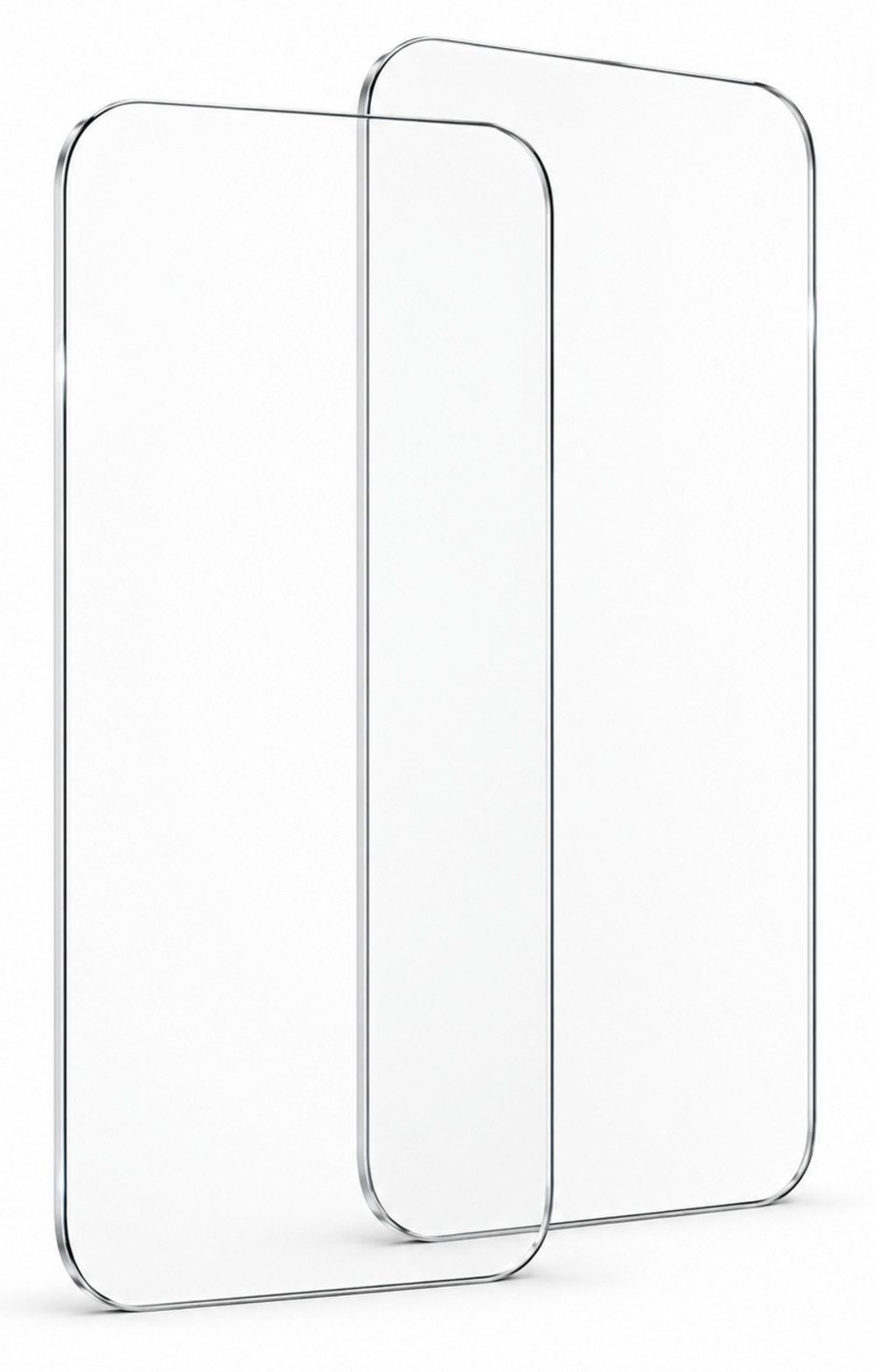 Ventarent Displayschutzglas 9H Hartglas für Apple iPhone 18, im Set, 2 Stück, hochtransparent, kratzfest und casefreundlich